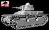 First To Fight PL119 - Francuski czołg lekki Renault R40 z armatą SA38 1/72